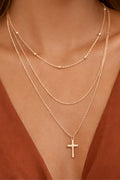 Grace Gold Cross Necklace