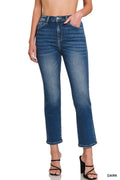 Essential Cropped Denim — high-rise cropped jeans
