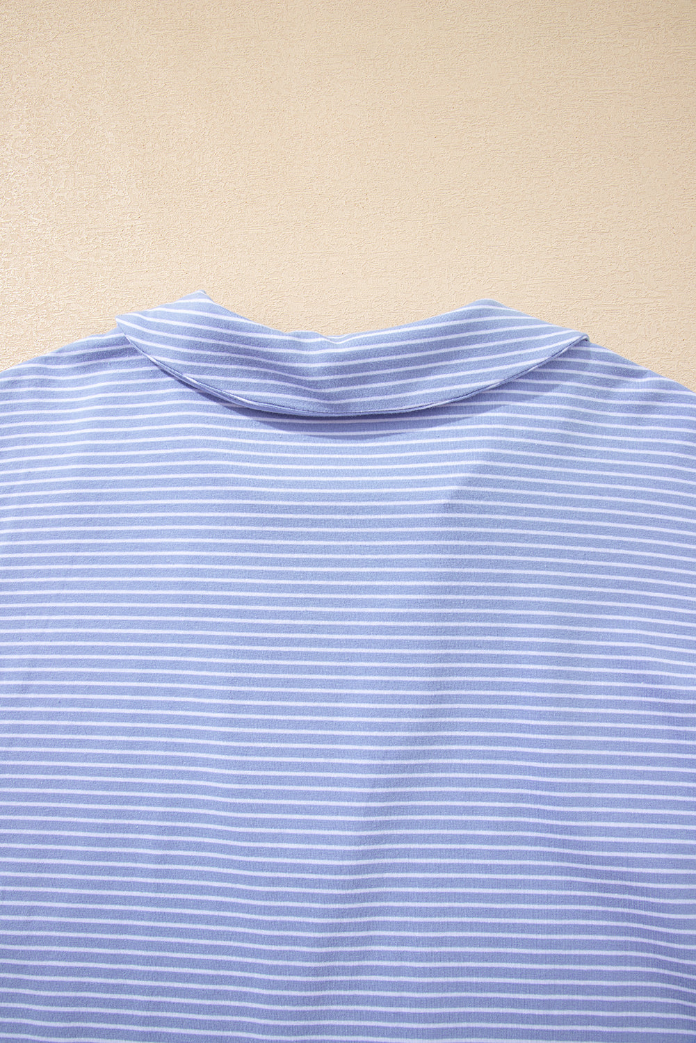 Lilian Dolman Sleeve Polo Shirt Set — striped polo top and shorts set