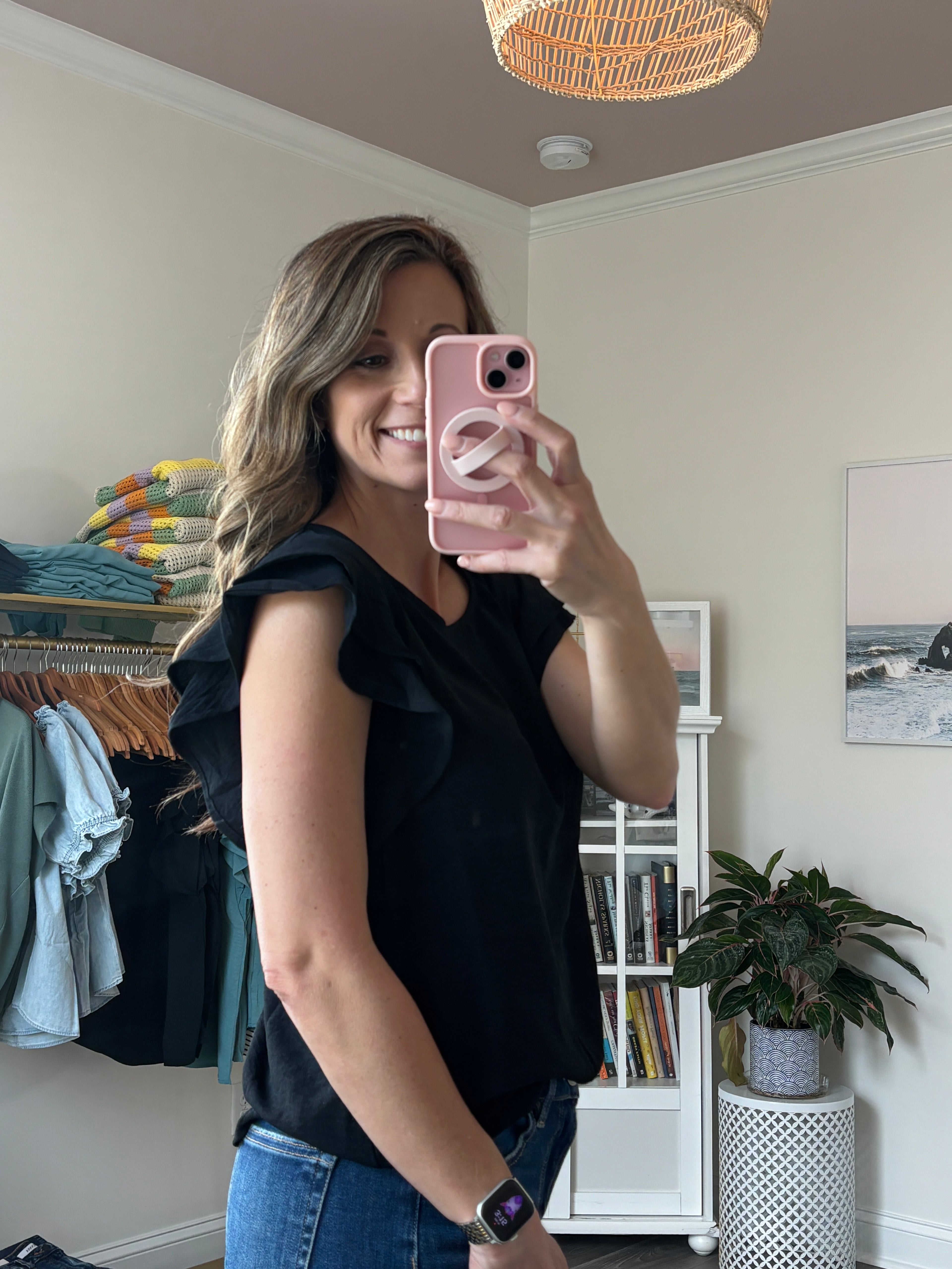 Flutter Sleeve Top