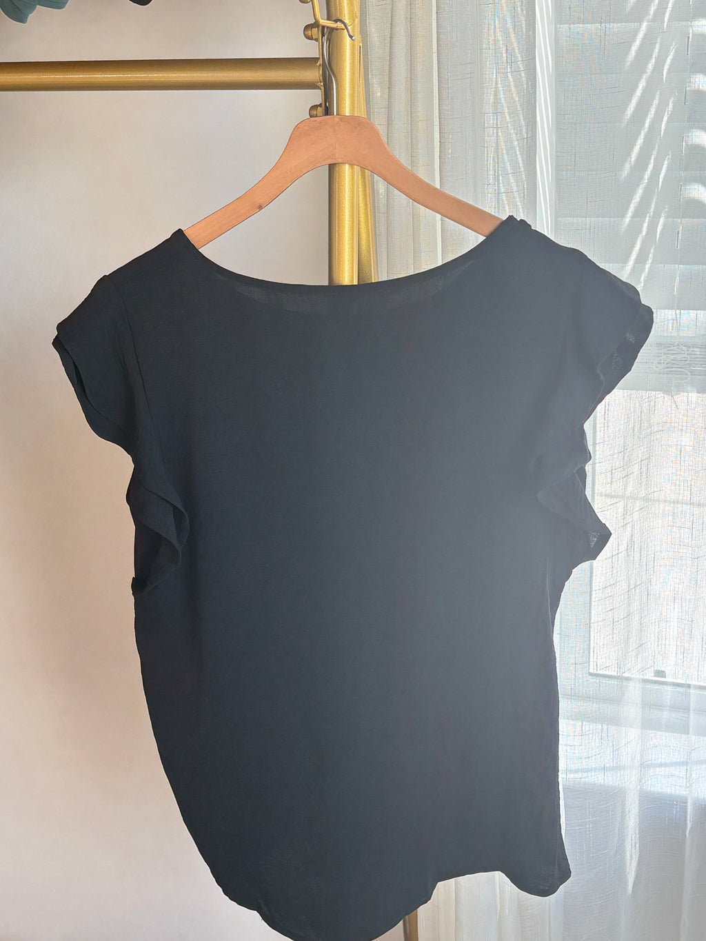 Flutter Sleeve Top