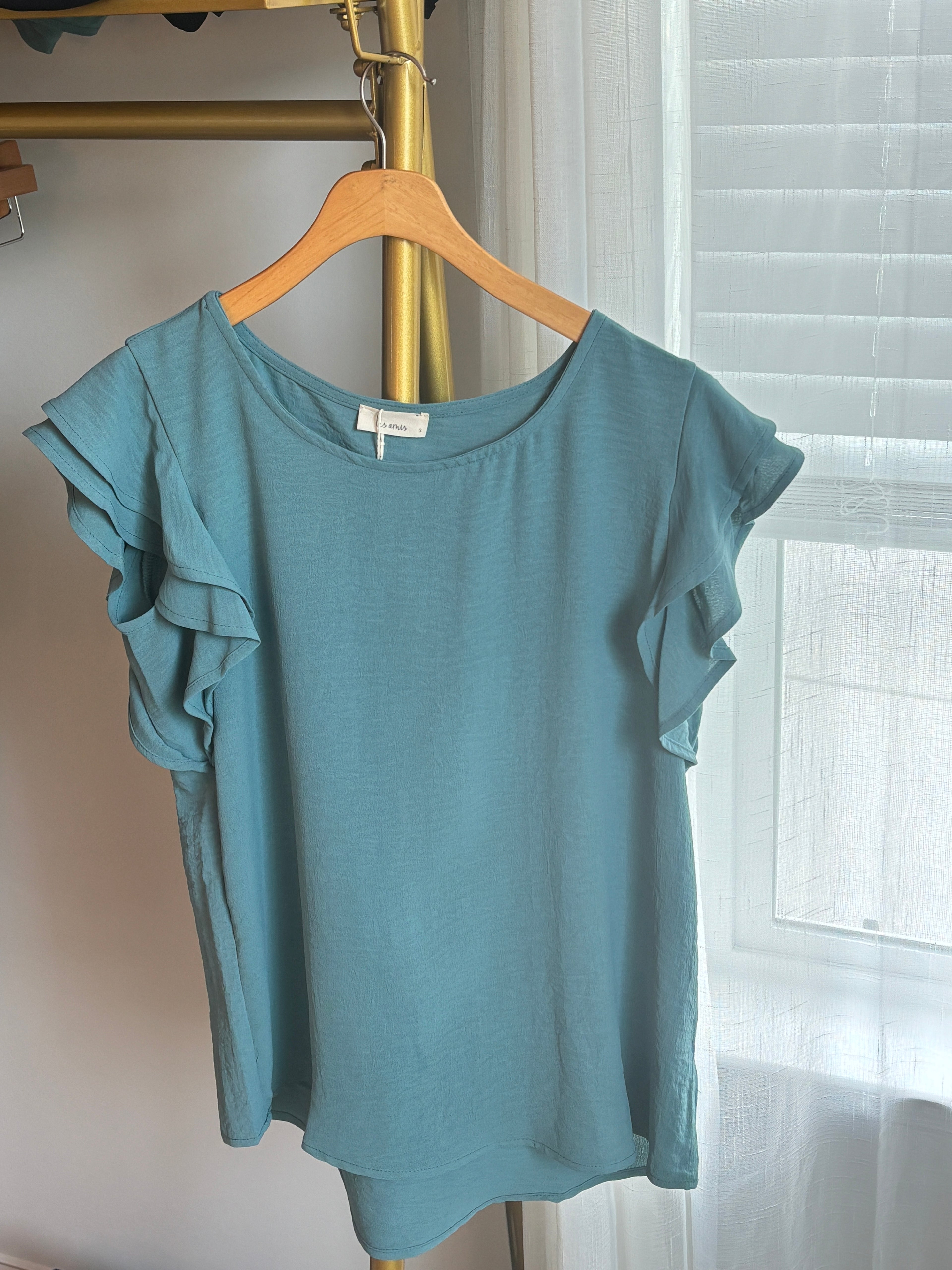 Flutter Sleeve Top