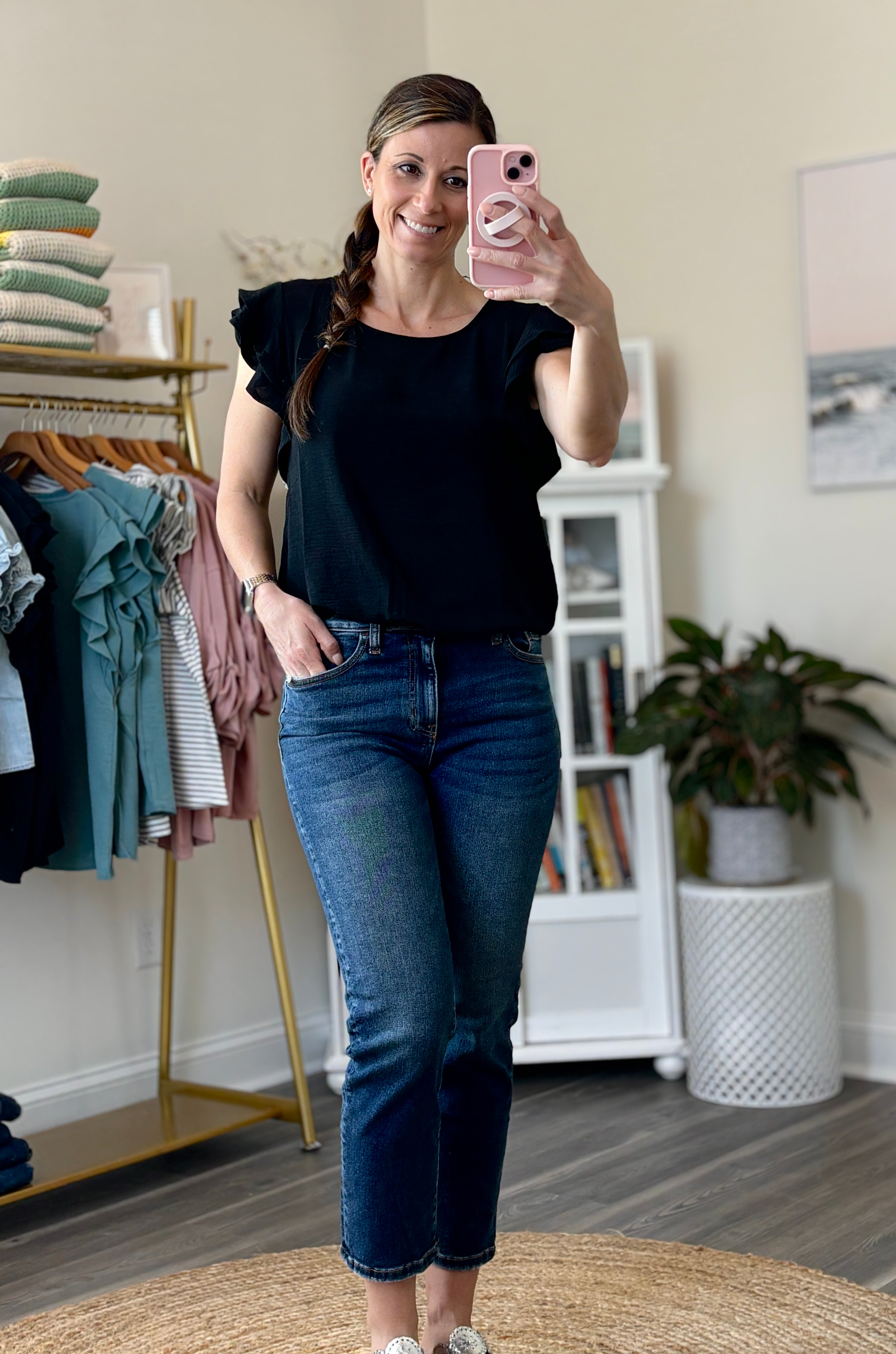Essential Cropped Denim