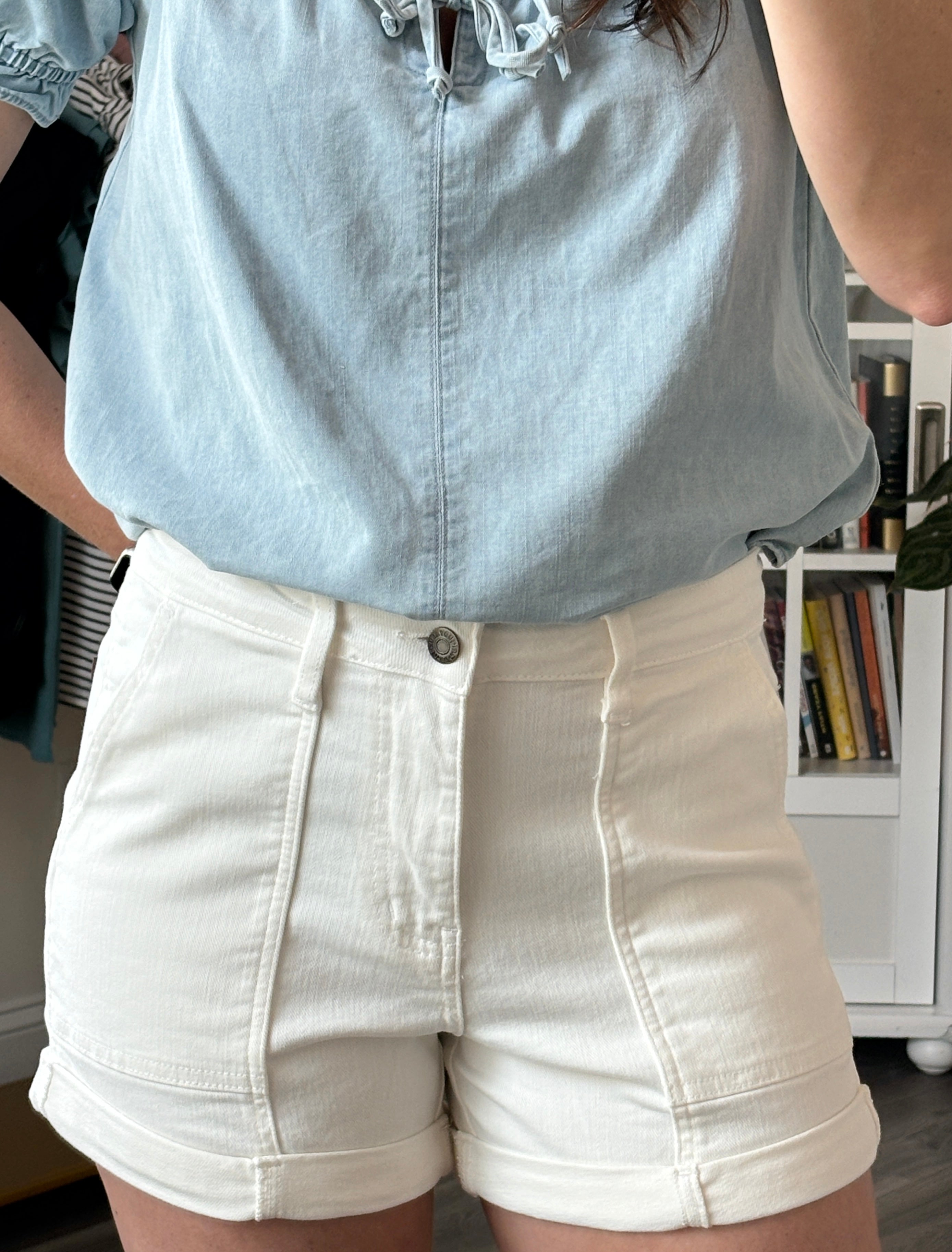Judy Blue Aurora Double Cuff Shorts