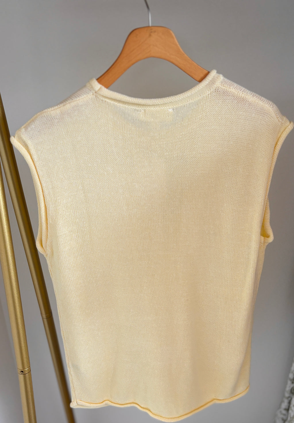 Faith Lightweight Sleeveless Sweater Top