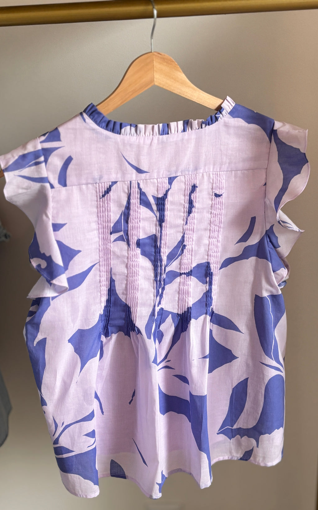 Cap Sleeve Floral Top