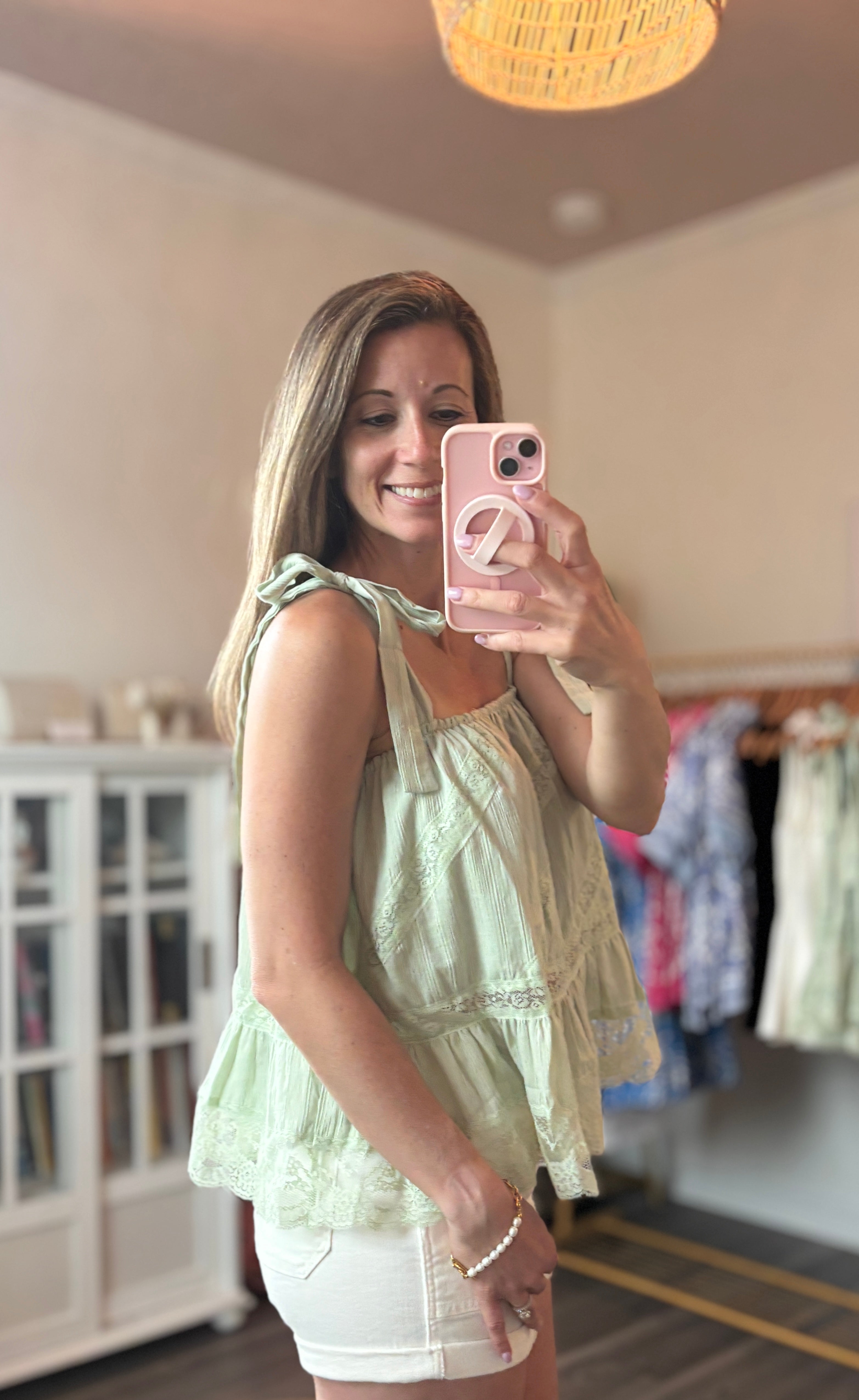 Seabreeze Tie Strap Top