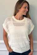 Breeze Open-Knit Dolman Sweater — lightweight open-knit sweater