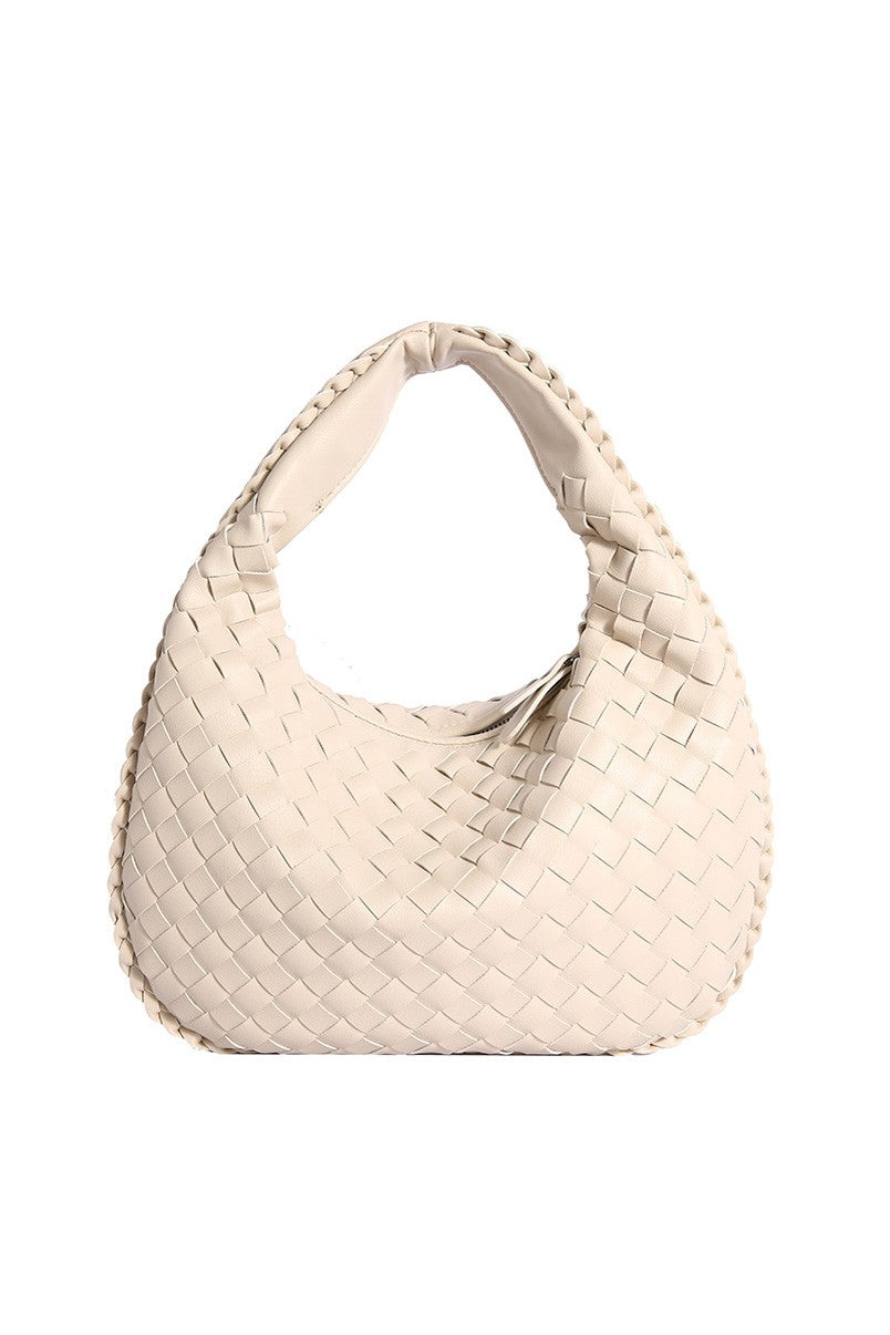 Paige Woven Handbag — woven handbag
