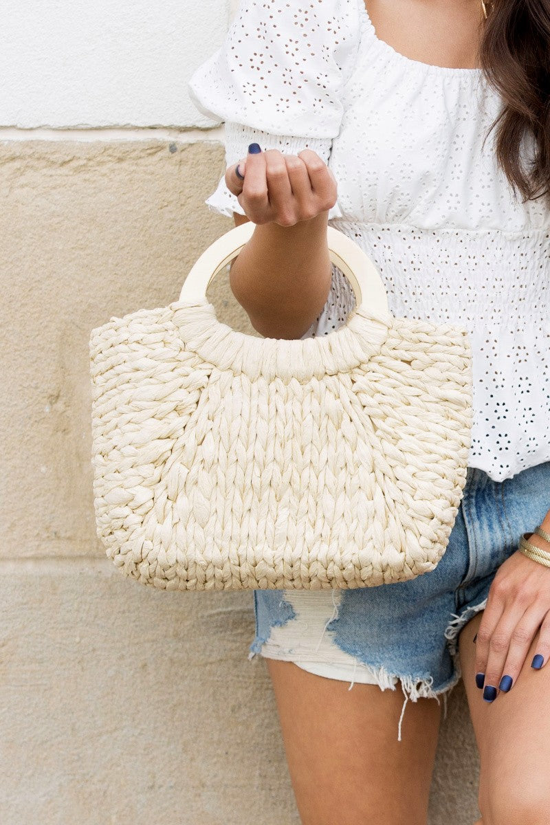 Woven Tote — woven summer tote bag