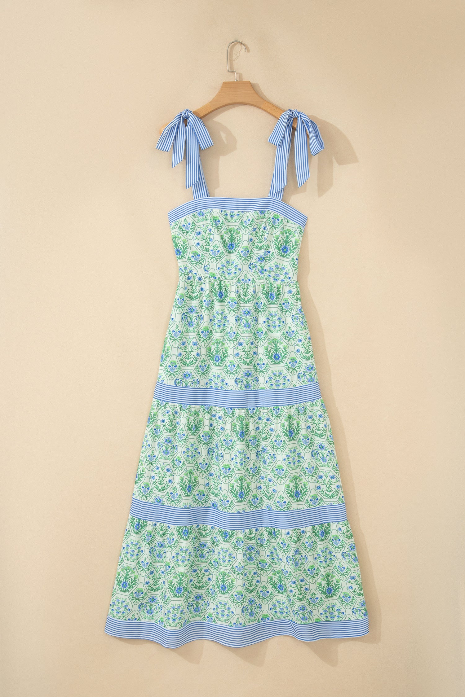 Akira Patchwork Detail Sleeveless Dress — adjustable shoulder strap